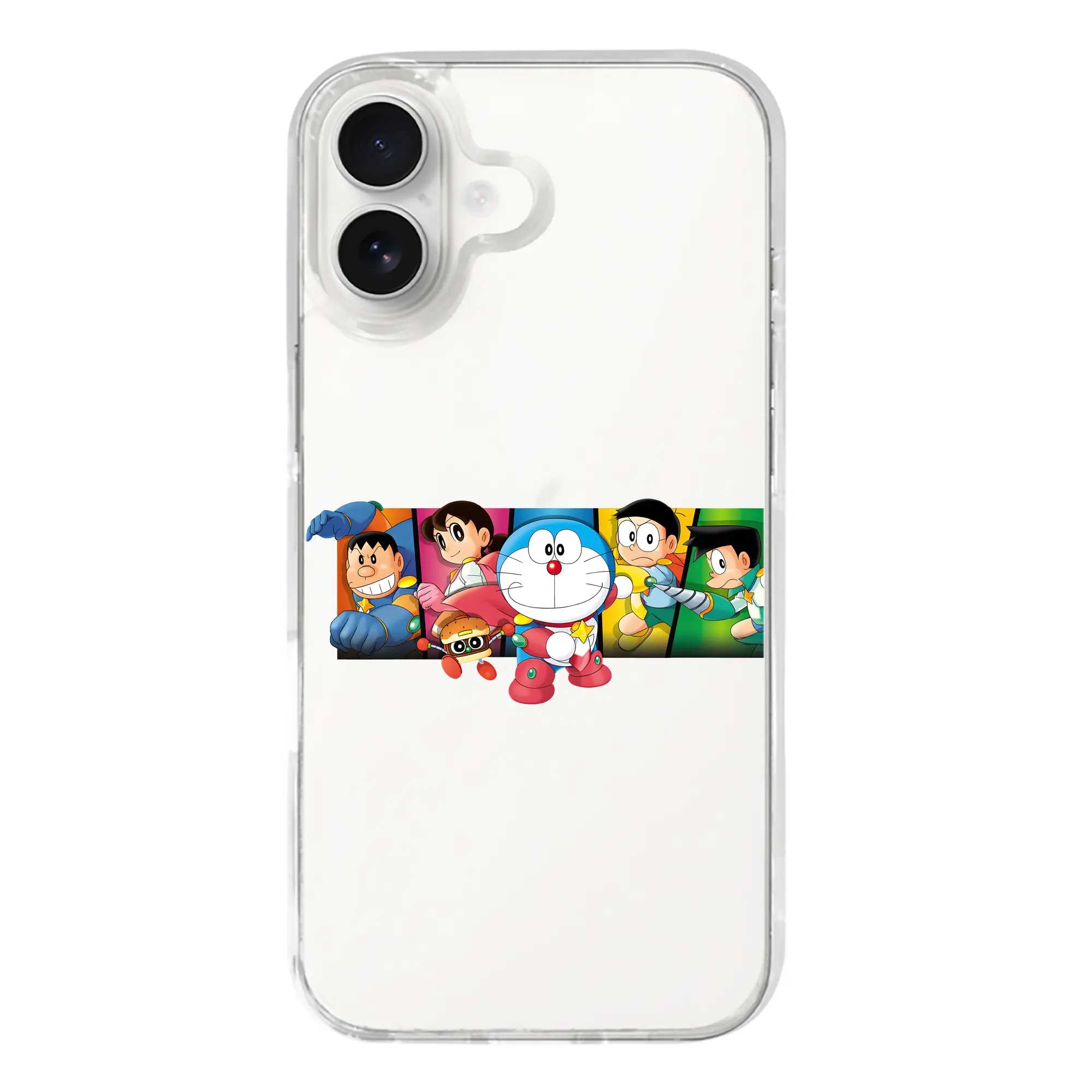 ドラえもん グッズドラえもん - iPhone 17シリーズ 透明スマホケース – 薄型・耐衝撃・精密フィット保護カバー